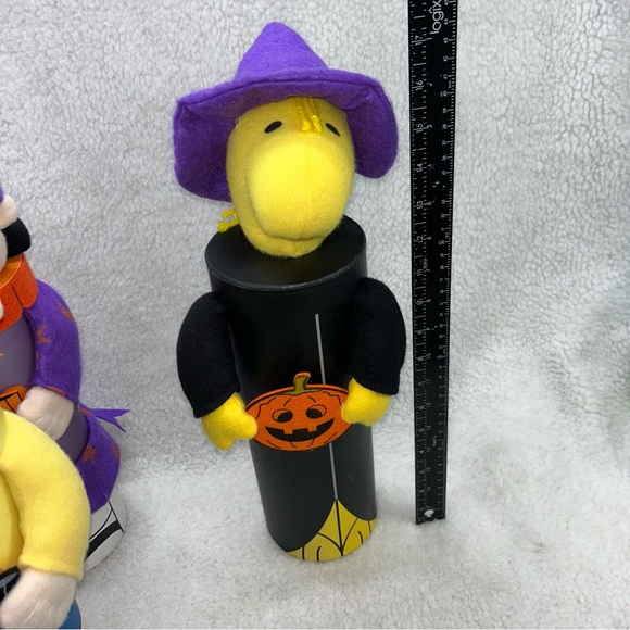 Peanuts Gift Tubes 2011 Halloween Decor 4 set 14-17" Snoopy Lucy Charlie Woodsto - Picture 12 of 12